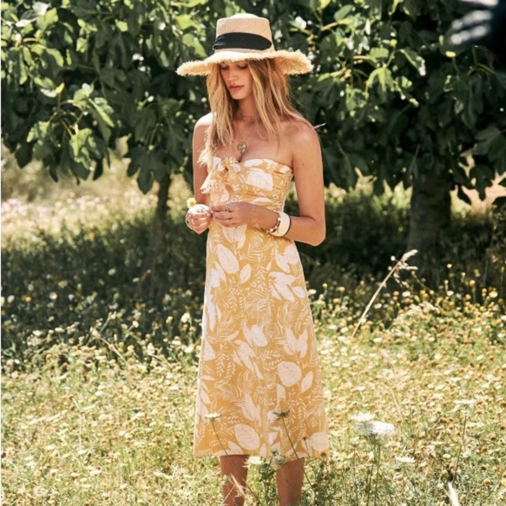 NWT Sezane Beatriz Dress Size 36